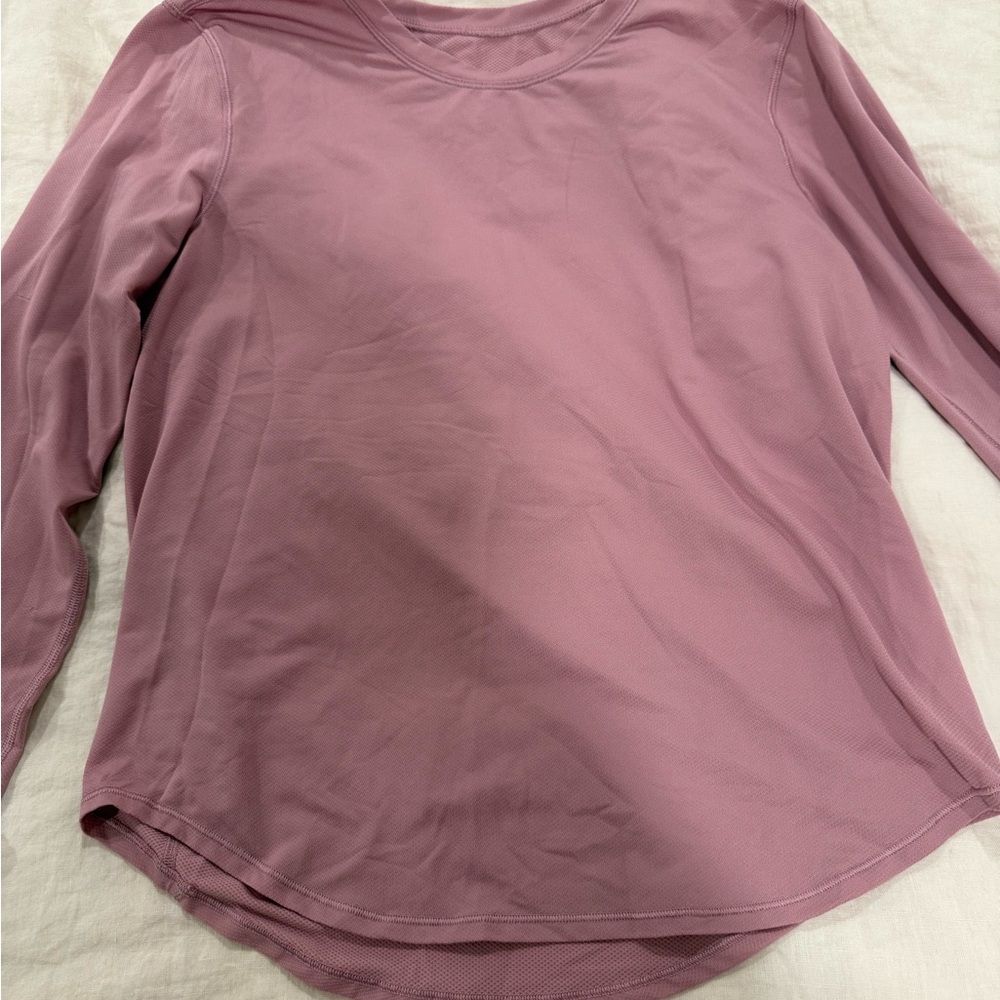 Lululemon high neck run and train long sleeve